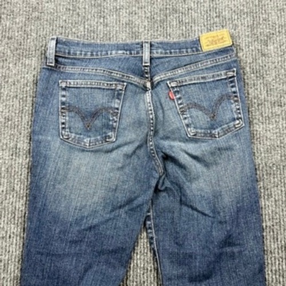 Levis 515 Bootcut Jeans Womens 4M Medium Wash Denim Stretch Mid Rise Y2K/2007 - Picture 2 of 14